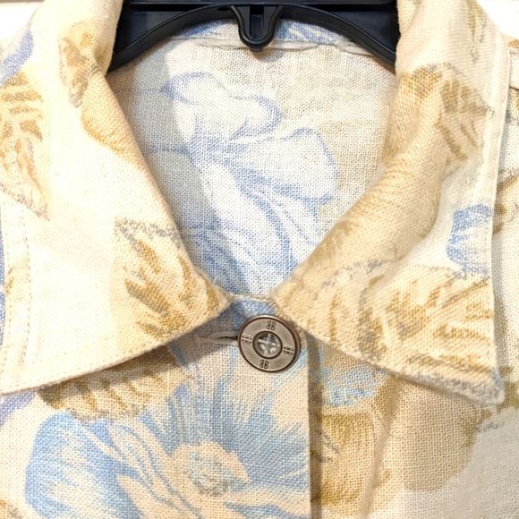 Vintage Bill Blass Linen Jacket 1990s - Picture 3 of 5